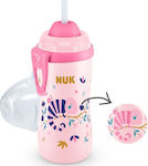 Nuk Cănuțe pentru Copii și Bebeluși Flexi Cup din Plastic Roz 1buc 300ml pentru m+
