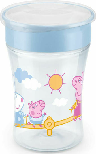 Nuk Baby Cup Magic Cup made of Plastic Blue 230ml for 8m+m+