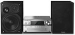 Panasonic Ηχοσύστημα SC-PMX90EG 120W με CD / Digitale Medien Player και Bluetooth Silber