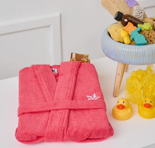 Cokitex Kids Hooded Bathrobe Beauty Line Red