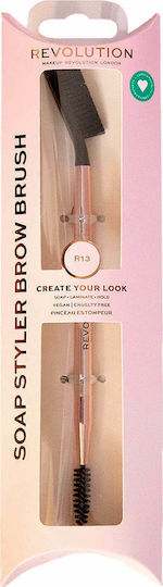 Revolution Beauty Офис Бюро Подложка За Грим За Вежди От Синтетичен Косъм Create Soap Styler Brow