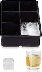 Silicone Ice Cube Tray 6 Slots Black 1000-42300068