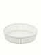 Yamazaki Striped Плодова кошница Метал Бял 25x25x5бр