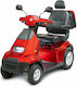 Afikim Afiscooter Breeze S4 Rollstuhl Scooter mit Einfacher Rücken Rot