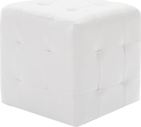 Bean Bag Chair Waterproof White 2pcs 30x30x30cm