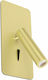 Faro Barcelona Suau Single LED Warm White Spot in Gold Color