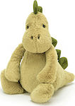 Jellycat Plush Dinosaur Bashful Δεινόσαυρος for 3+ Years 31 cm