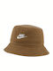 Nike Sportswear Υφασμάτινo Ανδρικό Καπέλο Στυλ Bucket Dark Driftwood / White