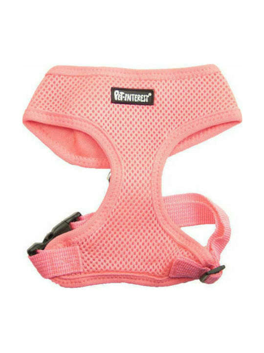 Pet Interest Dog Harness Vest Mesh Plain Pink S...