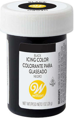 Wilton Food Colouring Paste Icing Colors Black Jar 28gr