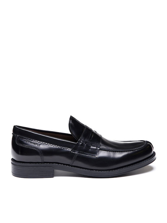 Men's Leather Loafers Black
