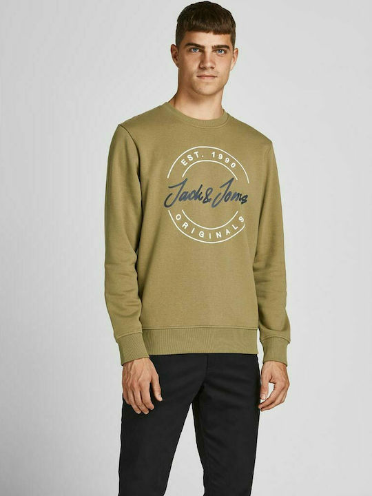 Jack & Jones Men's Sweatshirt Khaki