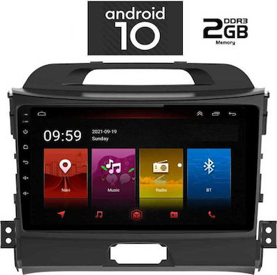 Lenovo Car-Audiosystem für Kia Sportage Audi A7 2010-2015 (Bluetooth/USB/AUX/WiFi/GPS) mit Touchscreen 9" IQ-AN X4827_GPS