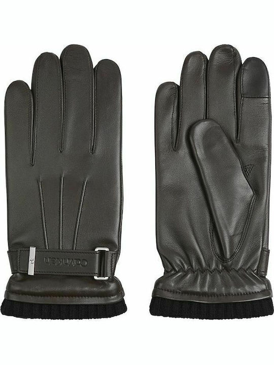 Calvin Klein Braun Wolle Handschuhe