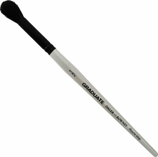 Daler Rowney Graduate Black Goat Round Moat 1/2 Round Paint Brush