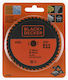 Black & Decker Δίσκος Κοπής Αλουμινίου με 44 Δόντια 85mm