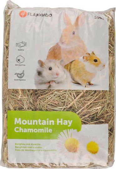 Flamingo Iarbă artificială pentru Hamster cu Mușețel Mountain Hay 500gr