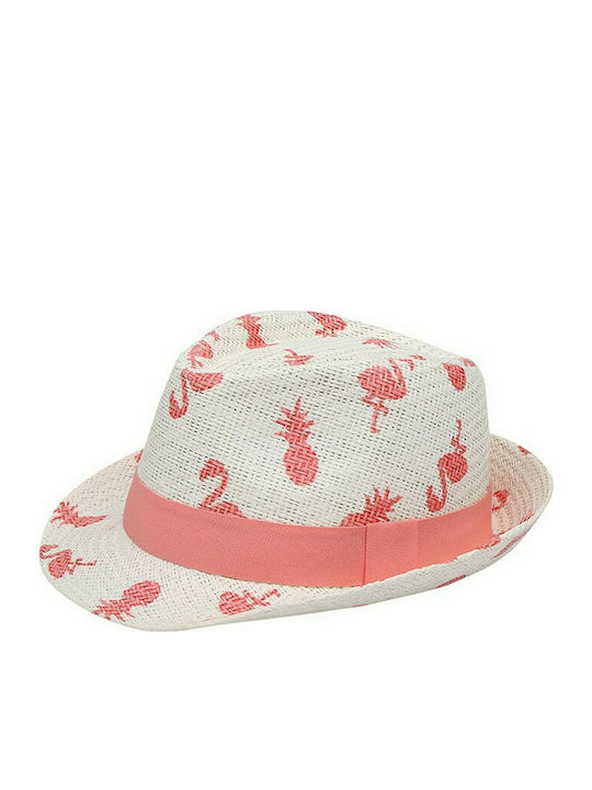 Flapjackkids Παιδικό Καπέλο Ψάθινο Flamingo Ροζ