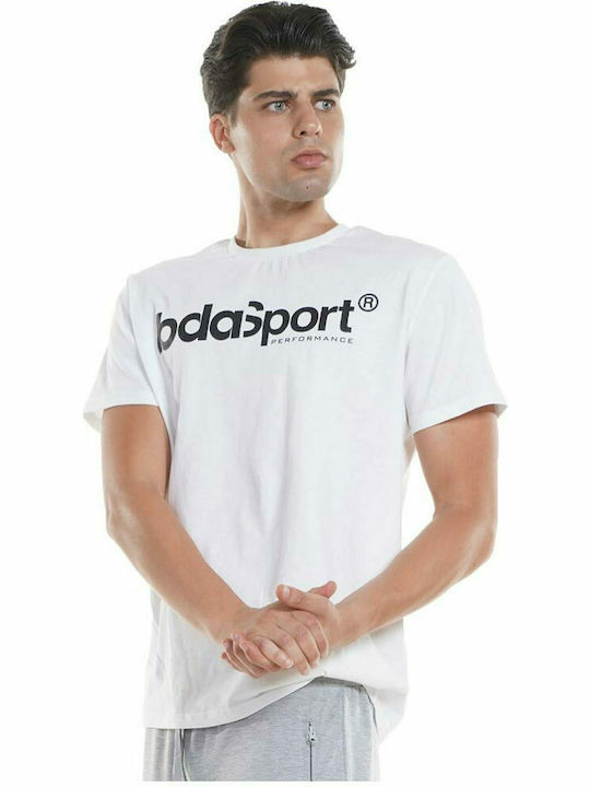 Body Action Ανδρικό T-shirt Λευκό με Στάμπα