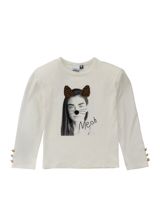 Kids' Shirt Long Sleeve Ecru