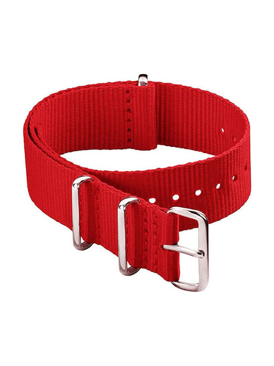 Strap NATO Premium PN2 Red 18mm