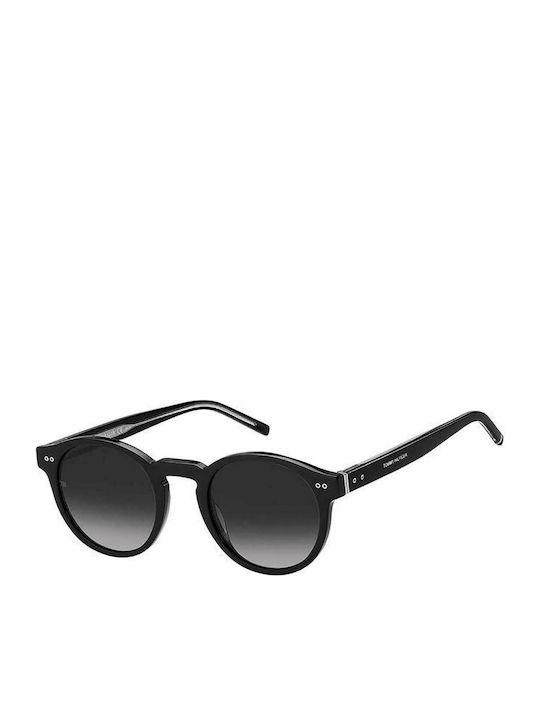 Tommy Hilfiger Men's Sunglasses with Black Plastic Frame and Black Gradient Lens TH1795/S 807/9O
