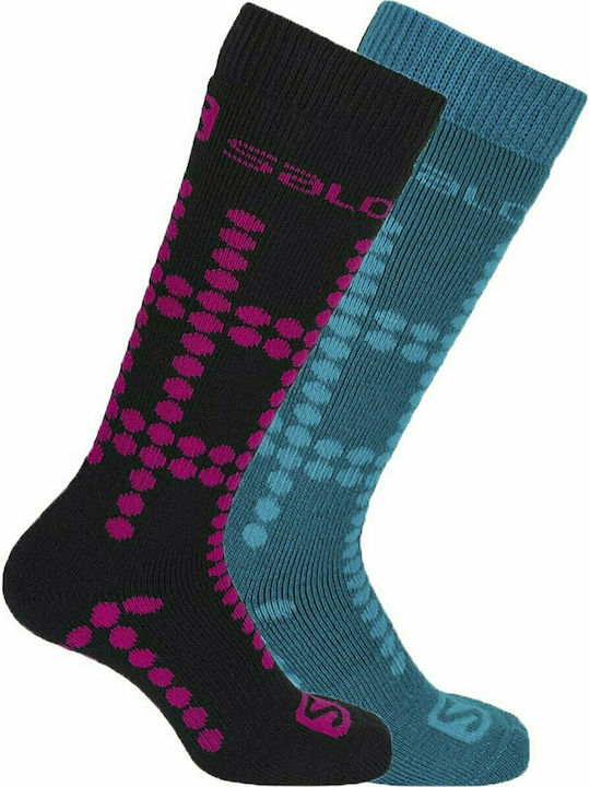 Salomon Kids' Socks Knee-High Black 2 Pairs