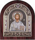 Slevori Εικόνα Jesus Christus Silber 8.8x10cm