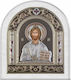 Slevori Εικόνα Jesus Christus Silber 8.8x10cm
