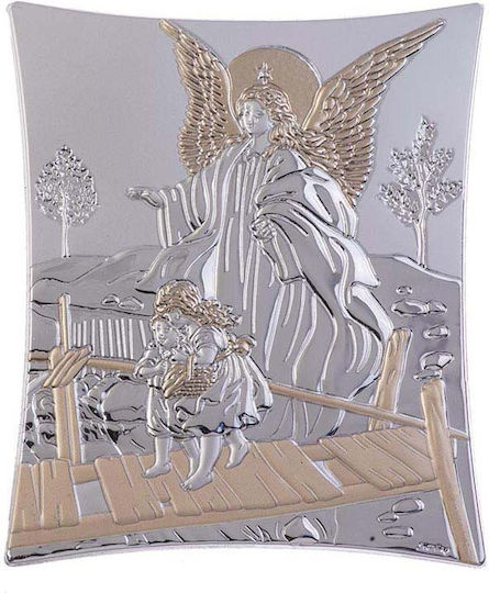 Slevori Imaginea Îngerul păzitor Argint 4x5.3cm