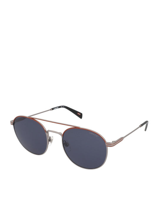 Levi's Unisex Sunglasses with Navy Blue Metal F...
