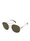 Levi's Unisex Sunglasses with Gold Metal Frame and Green Lens LV1013/S J5G/QT