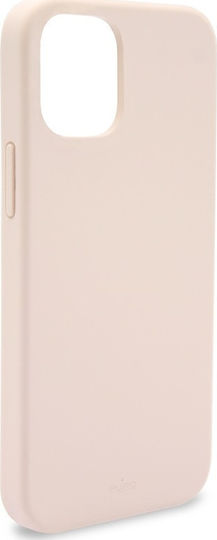 Puro Icon Anti-Microbial Back Cover Σιλικόνης Ροζ (iPhone 13 Pro Max)