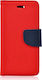 Fancy Brieftasche Synthetisches Leder Rot (Galaxy A02s)