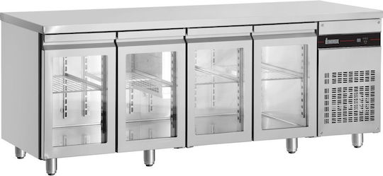 Inomak Prunus Commercial Refrigerator 571lt with 4 Doors 0/+10°C L224xD70xH87.5cm