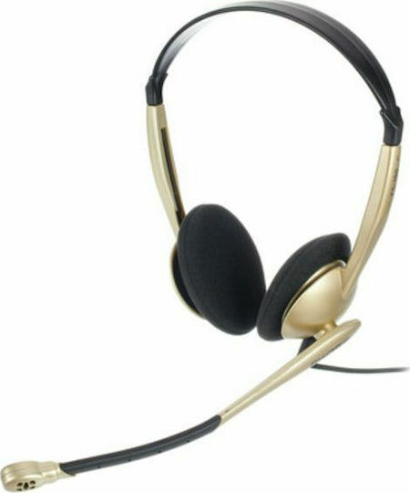 Koss CS100 On Ear Multimedia Headphone with Microphone USB-A Gold