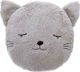 Crib Decorative Pillow Cat Gray 28x28cm