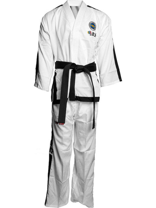 Top Ten ITF Master Instructor Air Deluxe Taekwondo Dobok Unisex White