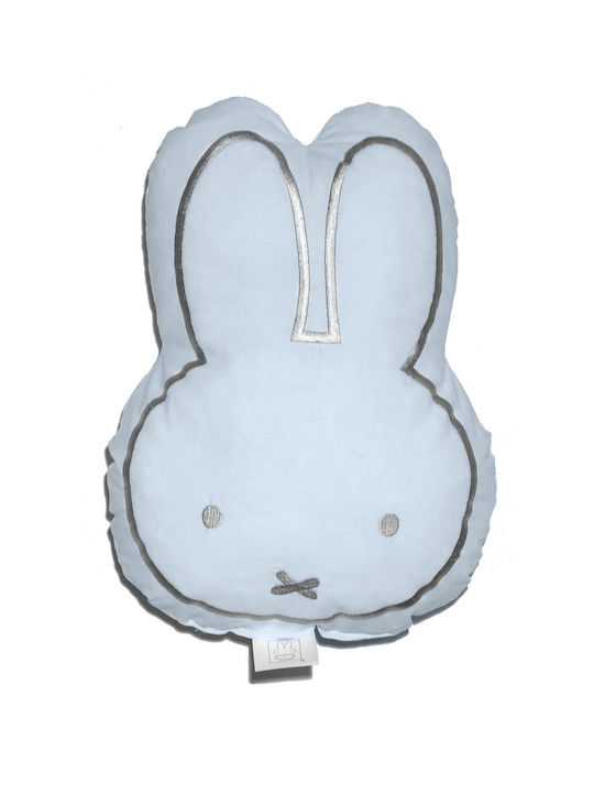 Miffy Pernă Decorativă pentru Pătuț Albastru deschis 25x35cm