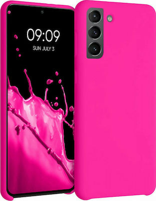 KWmobile Rubber Coperta din spate Silicon Neon Pink (Galaxy S21+ 5G) 54066.77