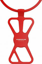 Vonmählen Infinity Каишка за китката за Мобилни Телефони Червен R100P0005