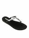 Women's Flat Sandals in Black Color