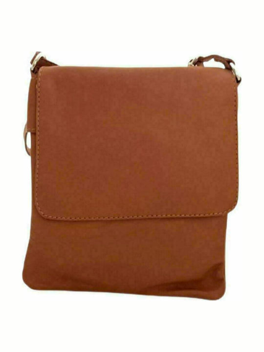 Women's Crossbody Bag made of Genuine Leather of Excellent Quality in Taba