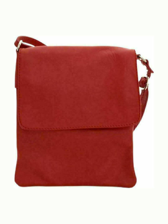 Women's Crossbody Bag made of Genuine Leather of Excellent Quality in Red