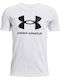 Kids' T-shirt White Sportstyle Logo Ss