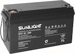 SunLight Μπαταρία Φωτοβολταϊκών GEL Κλειστού Τύπου Βαθειάς Εκφόρτισης 12V 100Ah C120 (SPG12-100)