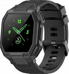 BlackView R6 44mm Waterproof Smartwatch with Heart Rate Monitor (Black)