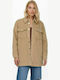 Only Women's Short Overshirt with Buttons Cuban Sand