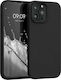 KWmobile Rubberized Back Cover Silicon negru ma...