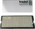 Trodat 6004 Plate Stamp Latin Characters